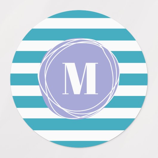 Matig eenvoudig stripesonogram labels (Design 2)