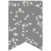 Matig eenvoudige, grijze Terrazzo Vlaggetjes (Tweede vlag)