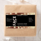 Matig elegant glans, enkelzijdig serumetiket etiket (Insitu)