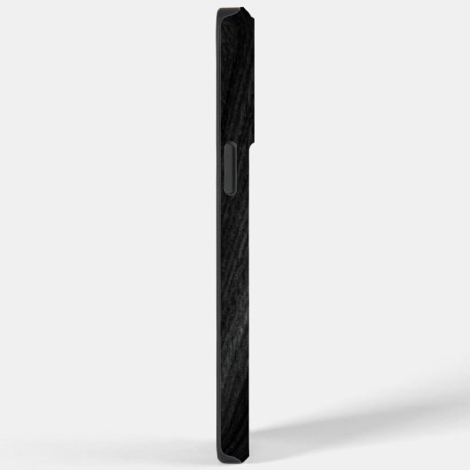 Matig elegant initiaal zwarte houtkorrel Case-Mate iPhone case (Achterkant / Rechts)