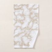 Matig elegant marmer faux gouglitter bad handdoek (Handdoek)