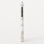 Matig elegant marmer faux gouglitter Case-Mate iPhone case (Achterkant/links)