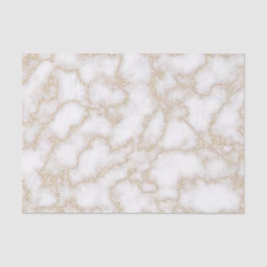 Matig elegant marmer faux gouglitter tissuepapier (Voorkant)