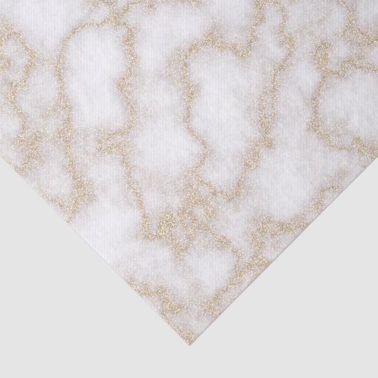 Matig elegant marmer faux gouglitter tissuepapier (Detail)