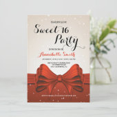 Matig elegant roodbruin 16 kaart (Staand voorkant)