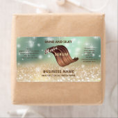 Matig elegant schimmelachtig glittermousserend HAI Etiket (Insitu)