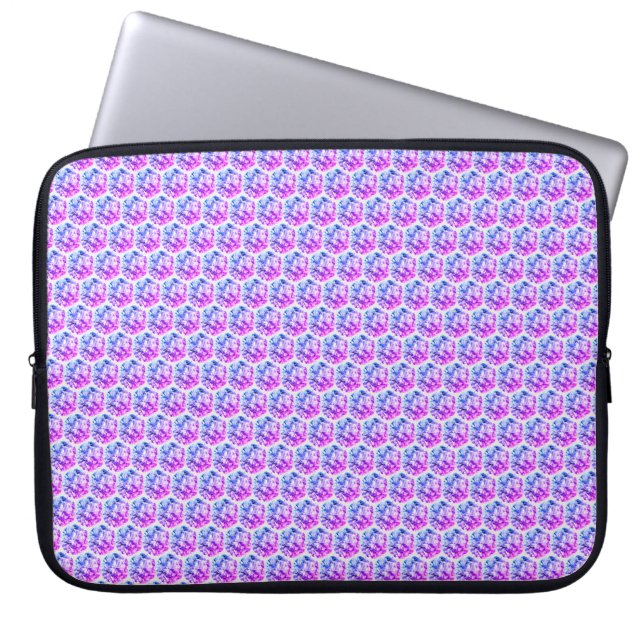 Matig elegant schitterglitterdiamant laptop sleeve (Voorkant)