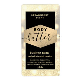 Matig elegant-skelet-etiket voor schrijfboter etiket