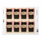 Matig elegant-skelet-etiket voor schrijfboter etiket (Full Sheet)