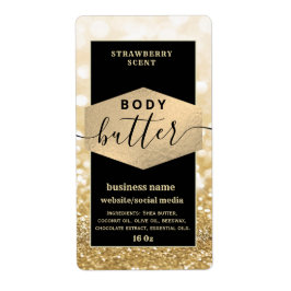 Matig elegant-skelet-etiket voor schrijfboter etiket