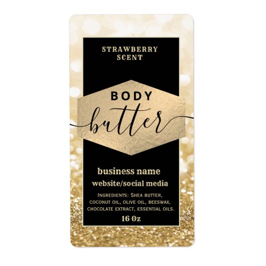 Matig elegant-skelet-etiket voor schrijfboter etiket (Voorkant)