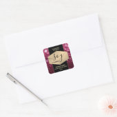 Matig elegant sparkle glittery soy candle label (Envelop)