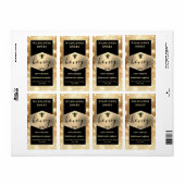 Matig elegant sparkle Gold bijenkast honing Etiket (Full Sheet)