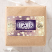 Matig elegant sparkle HAIR-serumlabel Etiket (Insitu)
