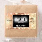 Matig elegant sparkle HAIR-serumlabel Etiket (Insitu)