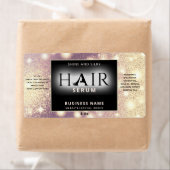 Matig elegant sparkle HAIR-serumlabel Etiket (Insitu)