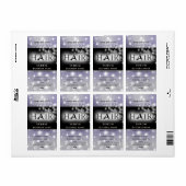 Matig elegant sparkle HAIR-serumlabel Etiket (Full Sheet)