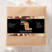 Matig elegant sparkle-script, serumlabel etiket (Insitu)