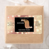 Matig elegant sparkle-script, serumlabel etiket (Insitu)