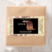 Matig elegant sparkle-script, serumlabel etiket (Insitu)