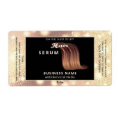 Matig elegant sparkle-script, serumlabel etiket (Voorkant)