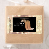 Matig elegant sparkle-script, serumlabel etiket (Insitu)