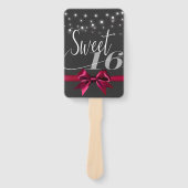 Matig elegant, zoet 16 handventilator handwaaier (Voorkant)