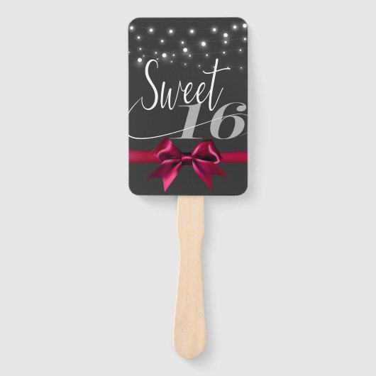 Matig elegant, zoet 16 handventilator handwaaier (Voorkant)