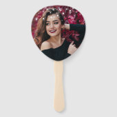 Matig elegant, zoet 16 handventilator handwaaier (Achterkant)