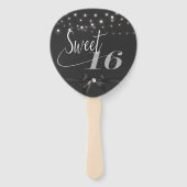 Matig elegant, zoet 16 handventilator handwaaier (Voorkant)