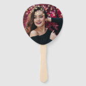 Matig elegant, zoet 16 handventilator handwaaier (Achterkant)