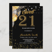 Matig elegant zoet 21 kaart (Voorkant / Achterkant)