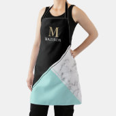 Matig elegant zwart marmer schort (Insitu)