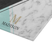 Matig elegant zwart marmer snijplank (Hoek)