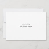 Matig en elegant Gulden Arch Twins Birth Aankondiging (Achterkant)