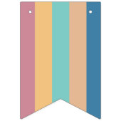 Matig en gedempt kleurenstaal vlaggetjes (Eerste vlag)