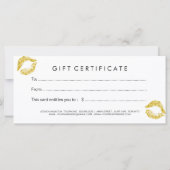 Matig en grafisch certificaat voor artistieke weer (Achterkant)