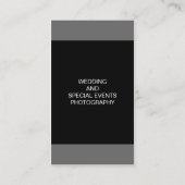 Matig en koud Monogram grijs Visitekaartje (Achterkant)
