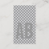 Matig en ongebruikelijk visitekaartje (Achterkant)