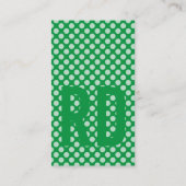 Matig en ongebruikelijk visitekaartje (Achterkant)