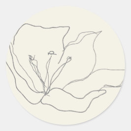 Matig fijn fijn fijn zand eierschil ronde sticker