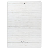 Matig Floral Botanische Waterverf Wood Klembord (Achterkant)