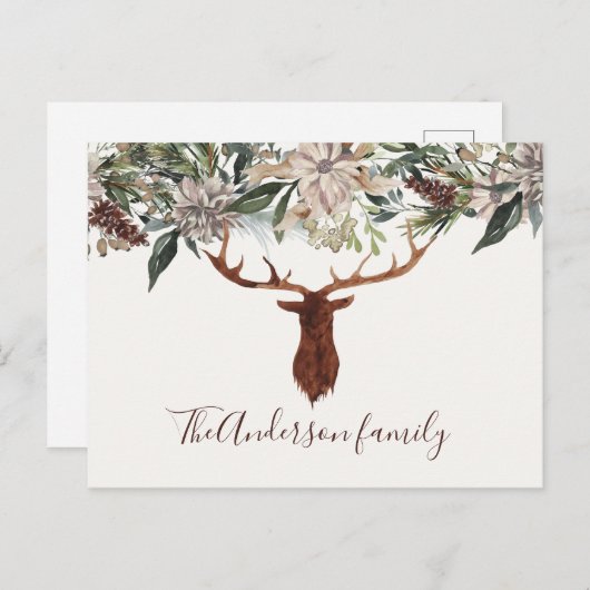 Matig gebladerd gebak briefkaart (Voorkant / Achterkant)