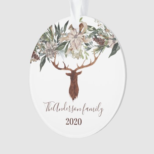 Matig gebladerd gebak ornament (voorkant)