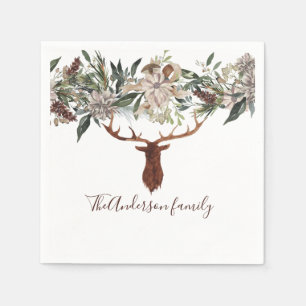 Matig gebladerd gebak servet