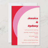 Matig gebold meetbaar lichtroze kaart (Voorkant)