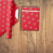 Matig gekleurd hartrood verpakkingspapier cadeaupapier