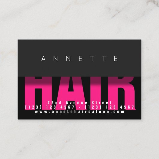 Matig gewaagd elegant schaduwuiterlijk visitekaartje (Voorkant)