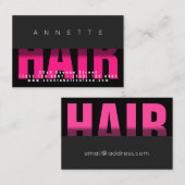 Matig gewaagd elegant schaduwuiterlijk visitekaartje (Voorkant / Achterkant)