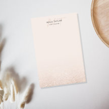 Matig Glitter Blush Roze Monogram Feminine Logo